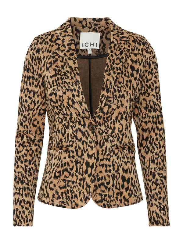 ICHI ICHI Блейзър 'KATE'  светлокафяво / черно