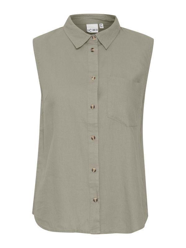 ICHI ICHI Блуза 'Lino'  каки