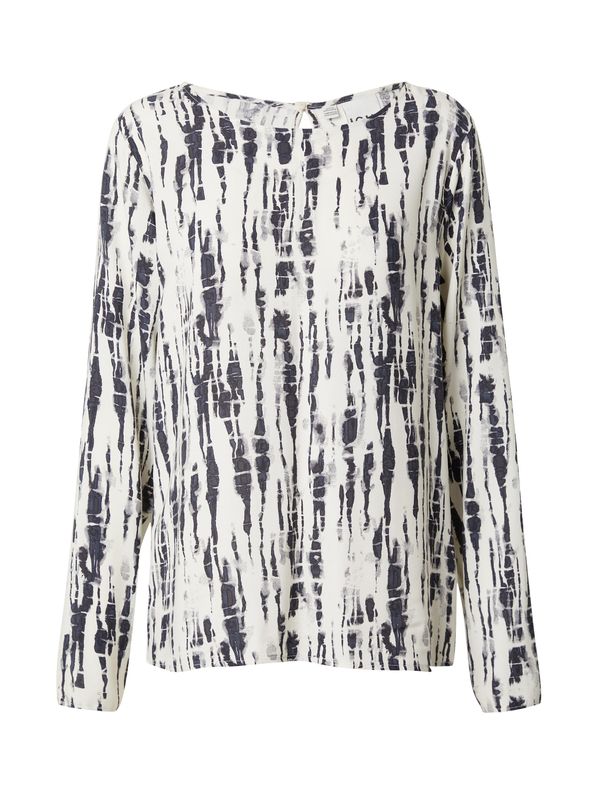 ICHI ICHI Блуза 'VERA'  бежово / черно