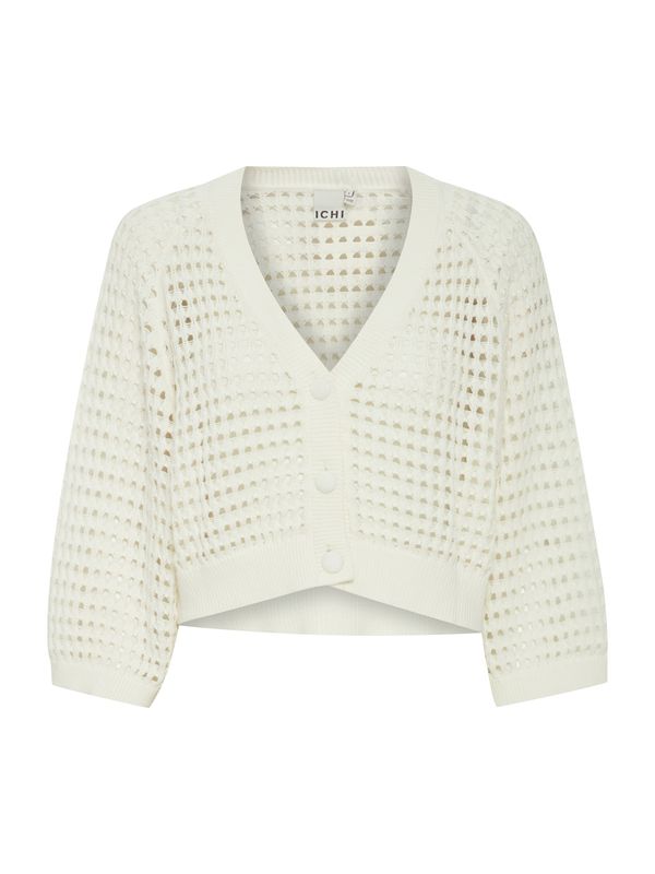 ICHI ICHI Плетена жилетка 'LALUHA'  бяло