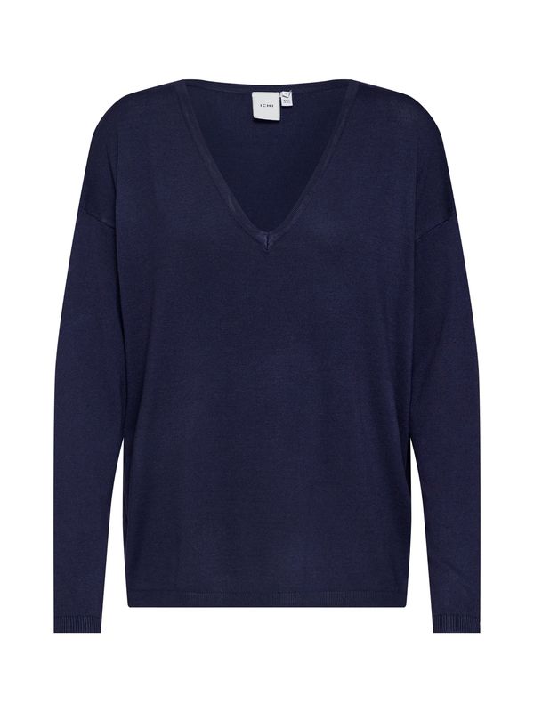 ICHI ICHI Пуловер 'Mafa'  тъмносиньо