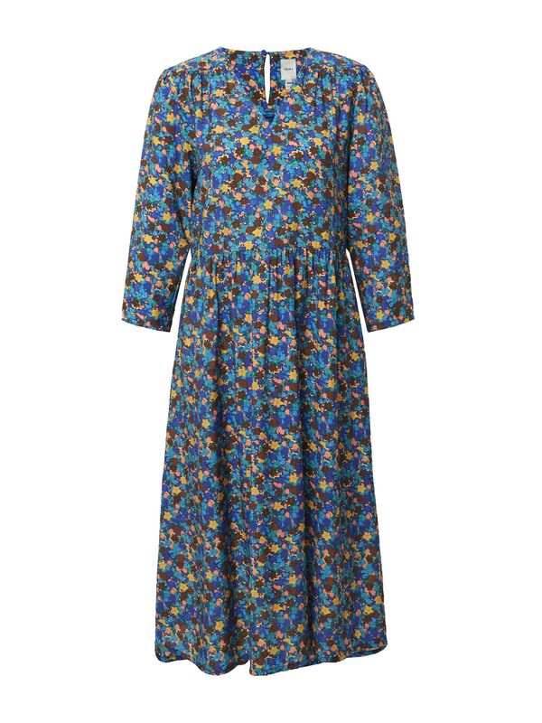 ICHI ICHI Рокля 'TILLA'  синьо / кафяво / жълто / зелено