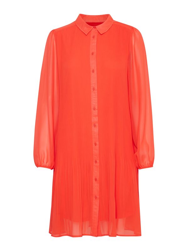 ICHI ICHI Рокля тип риза 'NALLY'  оранжево-червено