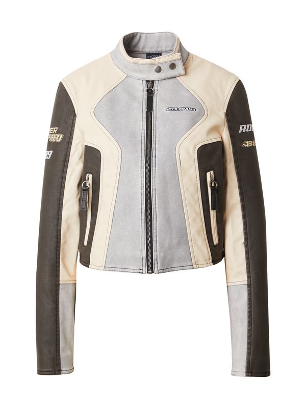 iets frans iets frans Преходно яке  кремаво / опушено синьо / черно / бяло