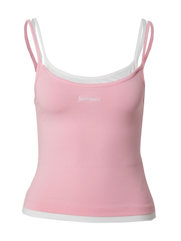 iets frans iets frans Топ 'IF GIGI CAMI'  бледорозово / бяло