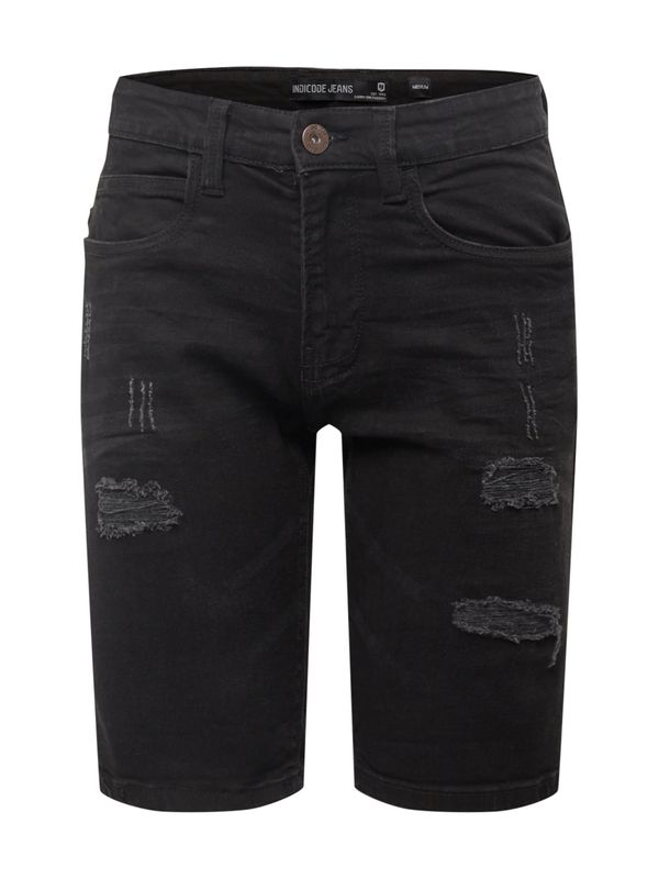 INDICODE JEANS INDICODE JEANS Дънки 'Kaden Holes'  черно