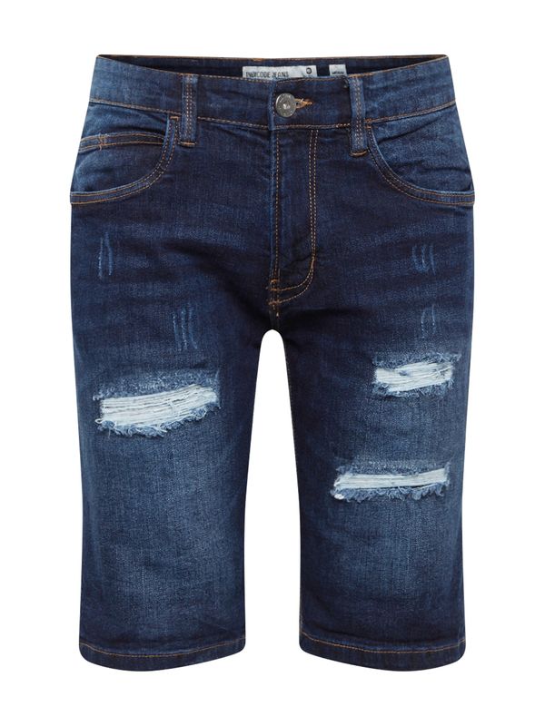 INDICODE JEANS INDICODE JEANS Дънки 'Kaden Holes'  син деним