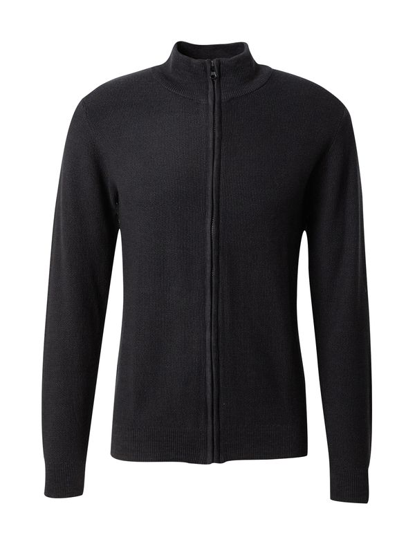 INDICODE JEANS INDICODE JEANS Плетена жилетка 'Marland'  черно