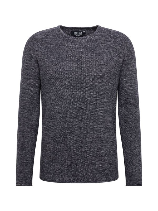INDICODE JEANS INDICODE JEANS Пуловер 'Christian'  тъмносиво