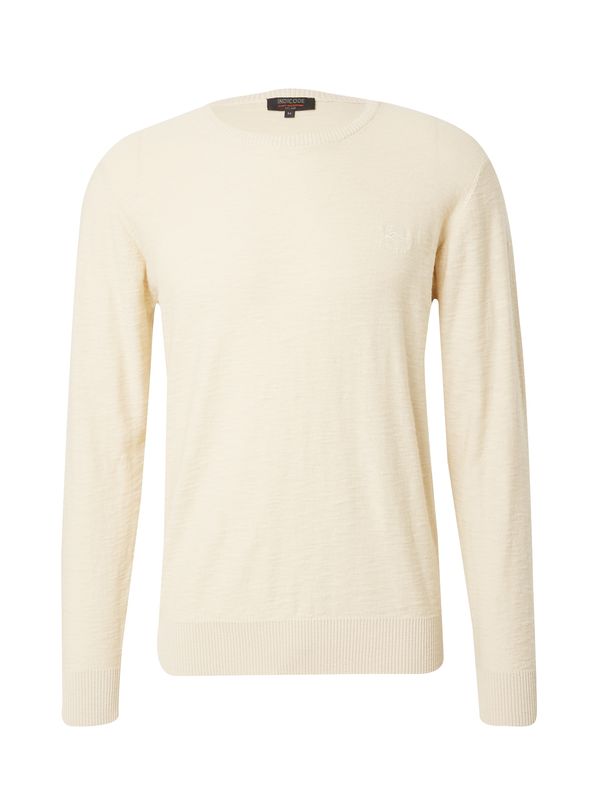 INDICODE JEANS INDICODE JEANS Пуловер 'Hugolia'  бежово