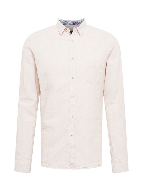 INDICODE JEANS INDICODE JEANS Риза 'Mirko'  капучино