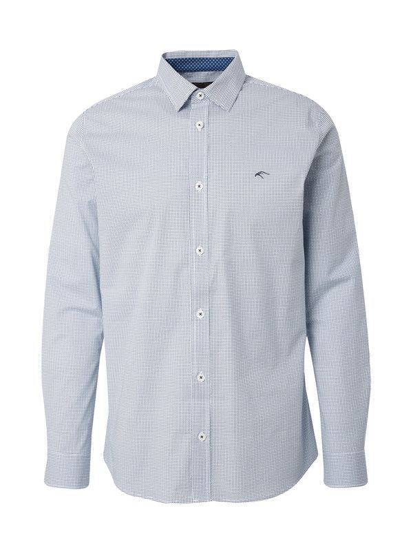 INDICODE JEANS INDICODE JEANS Риза 'Trick'  нейви синьо / светлосиньо / бяло