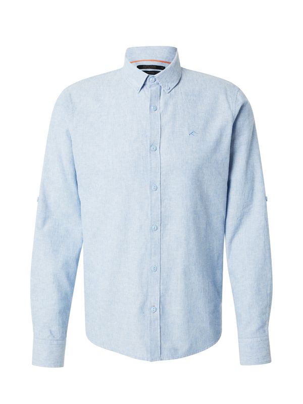 INDICODE JEANS INDICODE JEANS Риза 'Vento'  светлосиньо / бяло