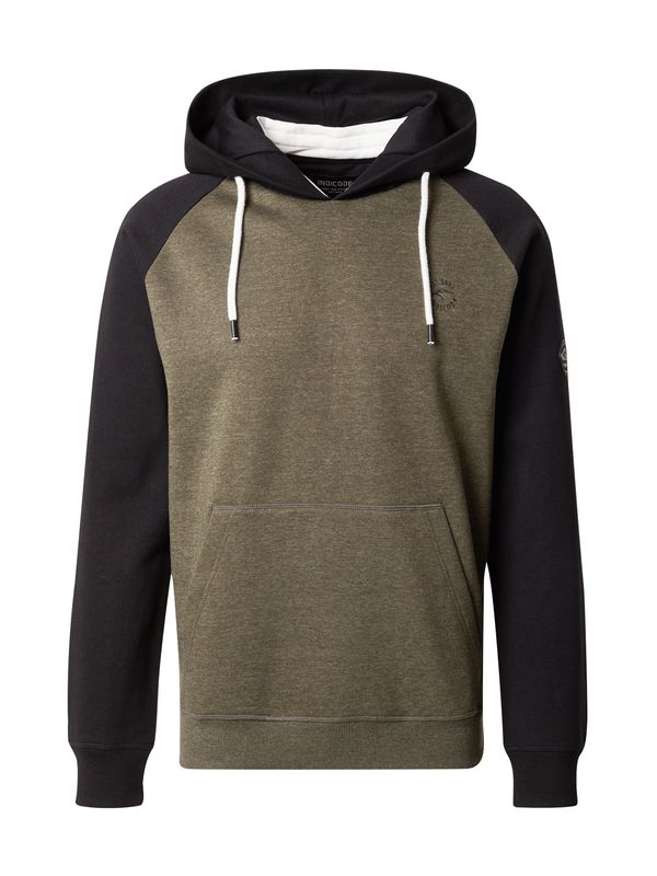 INDICODE JEANS INDICODE JEANS Суичър  каки / черно