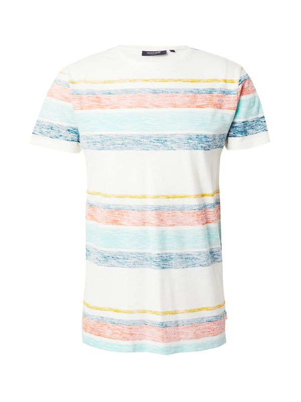 INDICODE JEANS INDICODE JEANS Тениска 'Bedino'  морскосиньо / светлосиньо / жълто / оранжево
