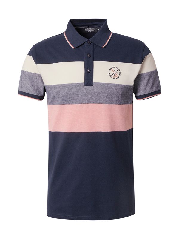 INDICODE JEANS INDICODE JEANS Тениска  бежово / нейви синьо / гълъбово синьо / корал