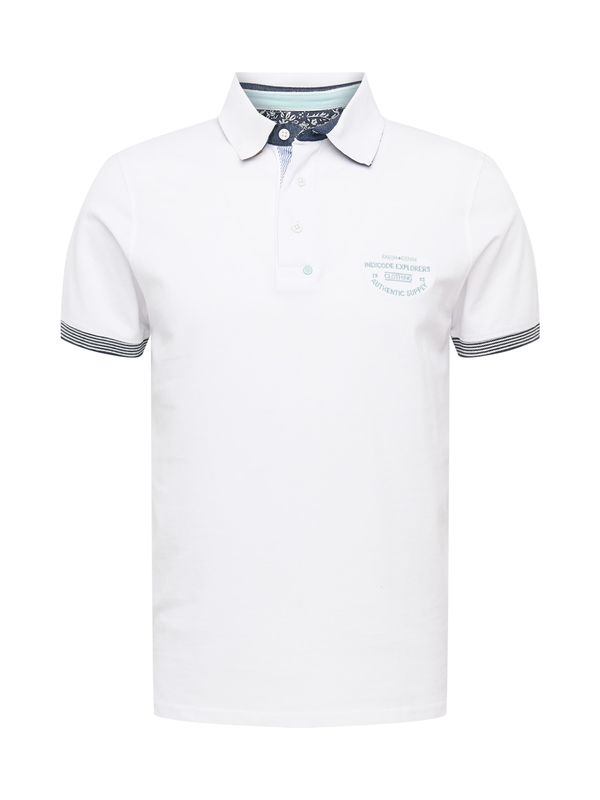 INDICODE JEANS INDICODE JEANS Тениска 'Chandler'  опал / тъмносиво / мръсно бяло