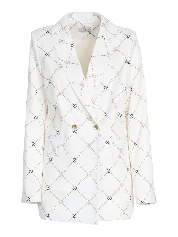 Influencer Influencer Блейзър  пясъчен / нейви синьо / бяло