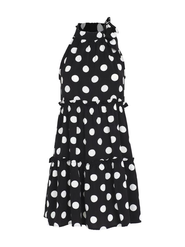 Influencer Influencer Лятна рокля 'Polka'  черно / бяло