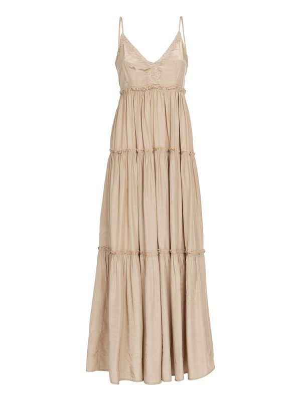 Influencer Influencer Лятна рокля 'Tiered'  бежово