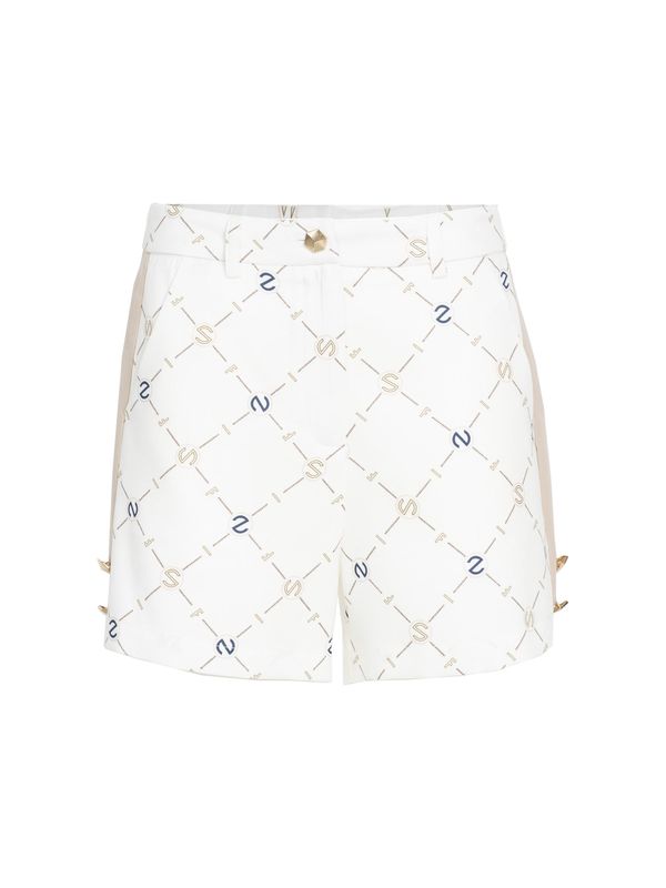 Influencer Influencer Панталон  тъмнобежово / петрол / бяло