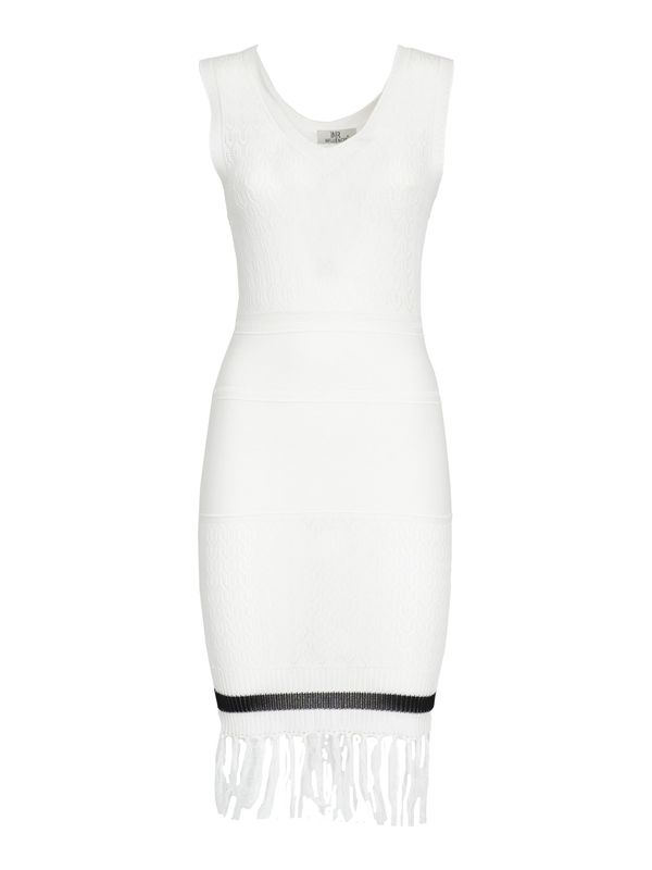 Influencer Influencer Плетена рокля  черно / бяло