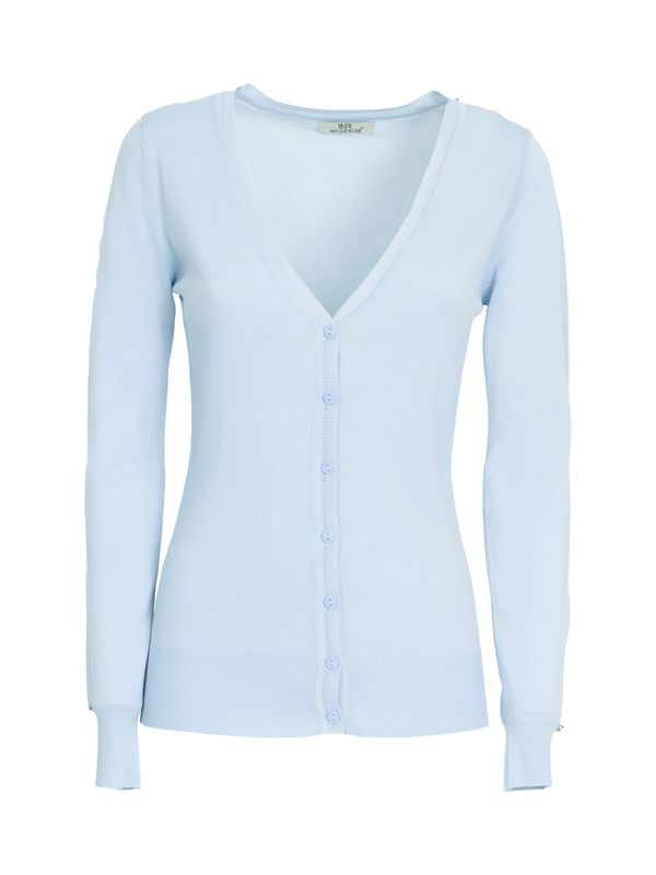 Influencer Influencer Плетена жилетка  светлосиньо