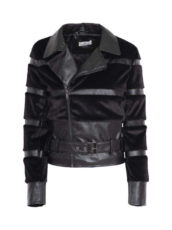 Influencer Influencer Преходно яке 'Faux'  черно