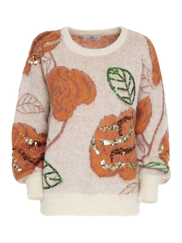 Influencer Influencer Пуловер ' Macro flowers '  пъстро