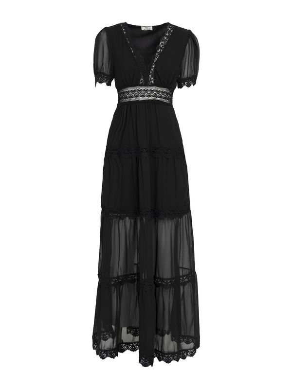 Influencer Influencer Рокля  черно