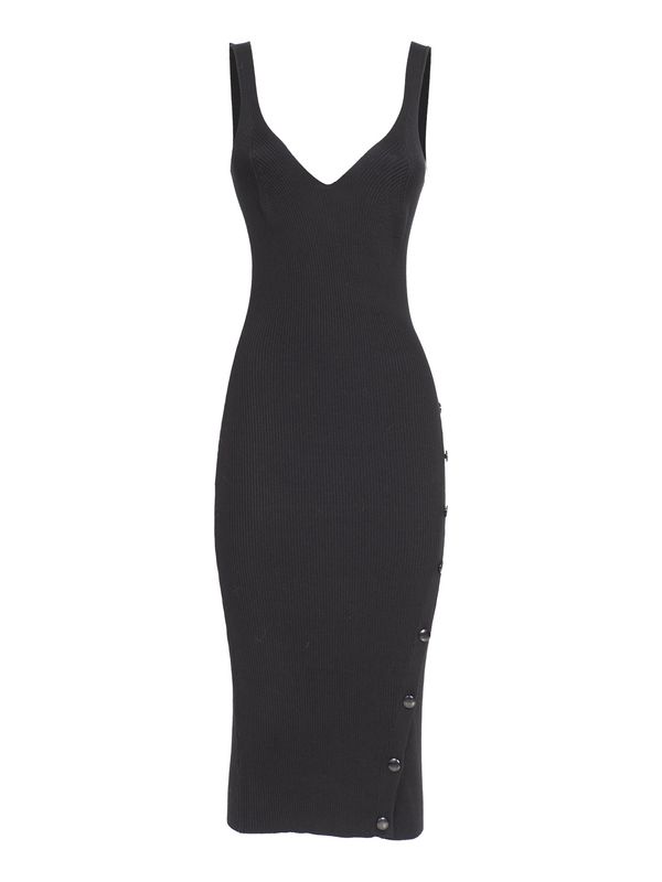 Influencer Influencer Рокля  черно