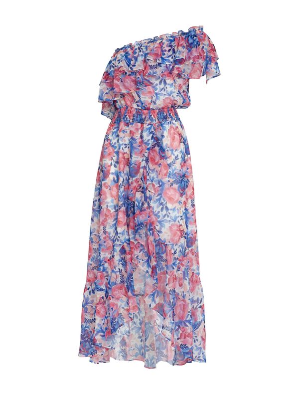 Influencer Influencer Рокля  синьо / бледорозово / пудра / бяло