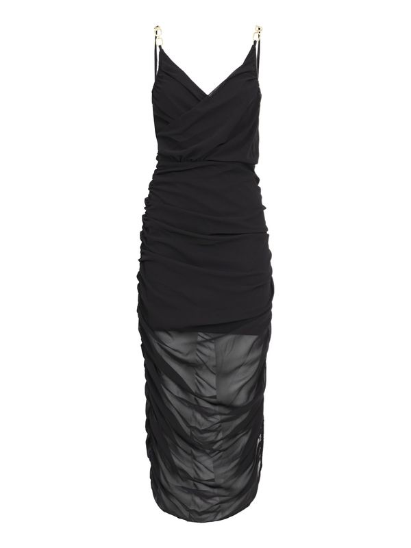 Influencer Influencer Рокля за коктейл  злато / черно