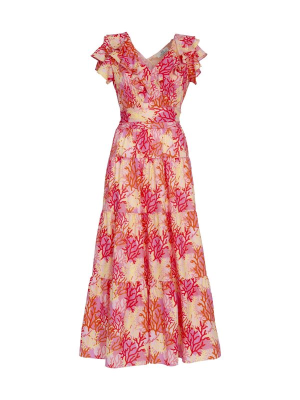 Influencer Influencer Рокля  жълто / оранжево / розово