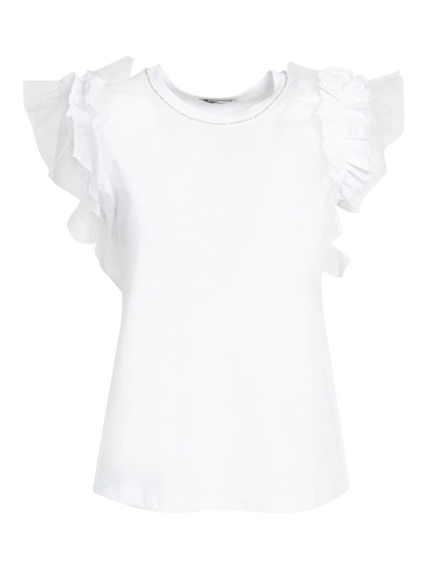 Influencer Influencer Топ  бяло