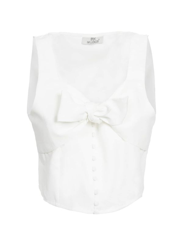 Influencer Influencer Топ  бяло