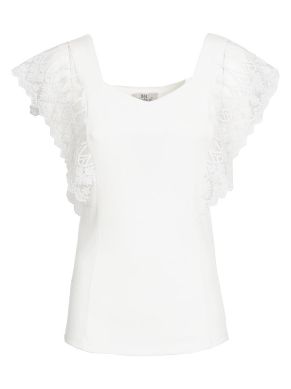 Influencer Influencer Топ  мръсно бяло