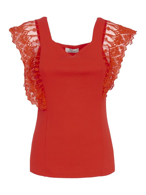 Influencer Influencer Топ  тъмно коралово