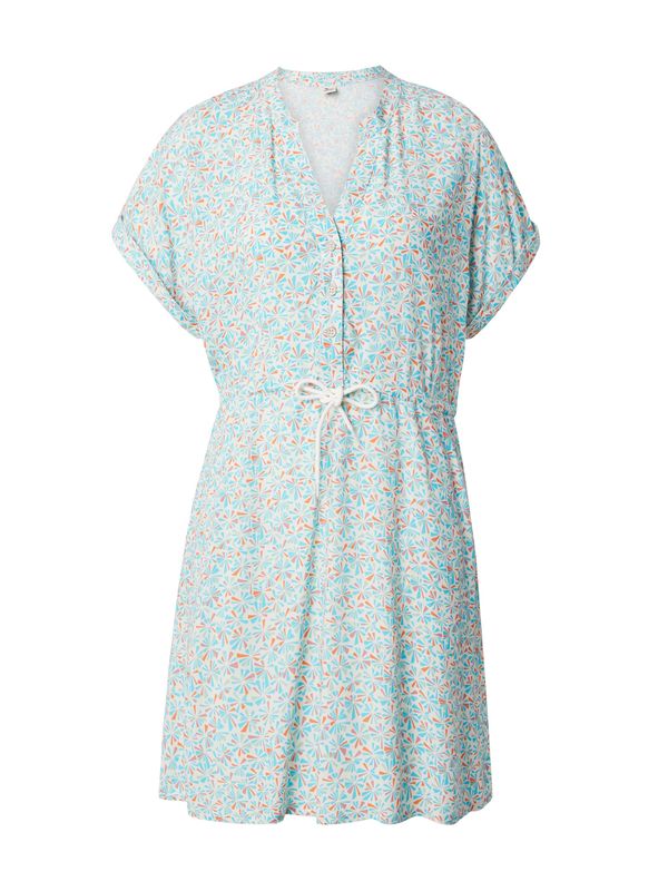 Iriedaily Iriedaily Лятна рокля 'Franji'  кремаво / аквамарин / мента / оранжево