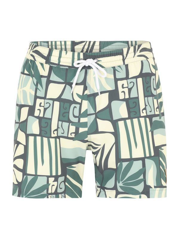 Iriedaily Iriedaily Панталон 'Crazy Fresh'  пастелно жълто / антрацитно черно / зелено / мента