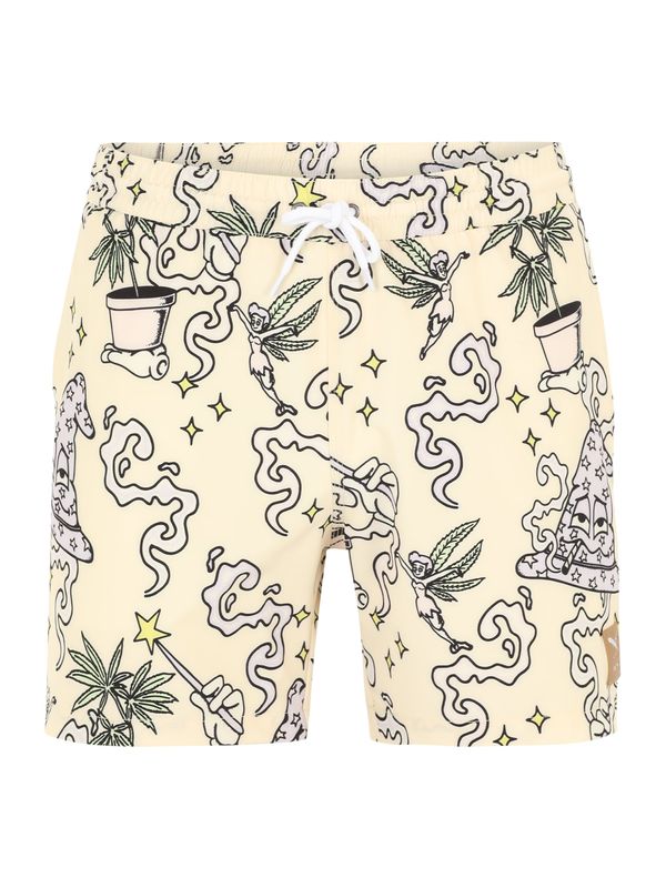 Iriedaily Iriedaily Панталон 'Crazy Fresh'  светложълто / светлозелено / люляк / черно