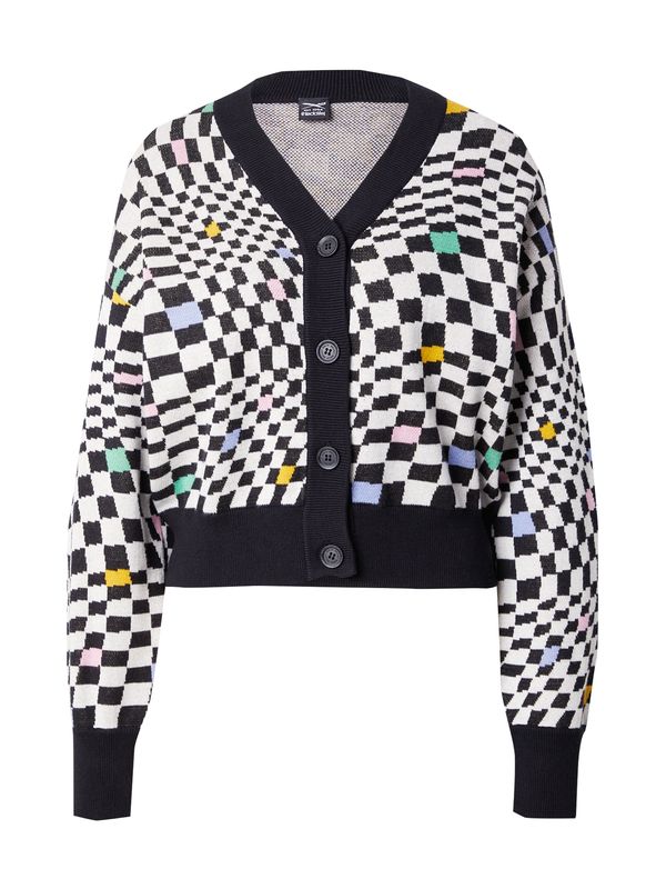 Iriedaily Iriedaily Плетена жилетка 'Joly'  светлосиньо / жълто / черно / бяло