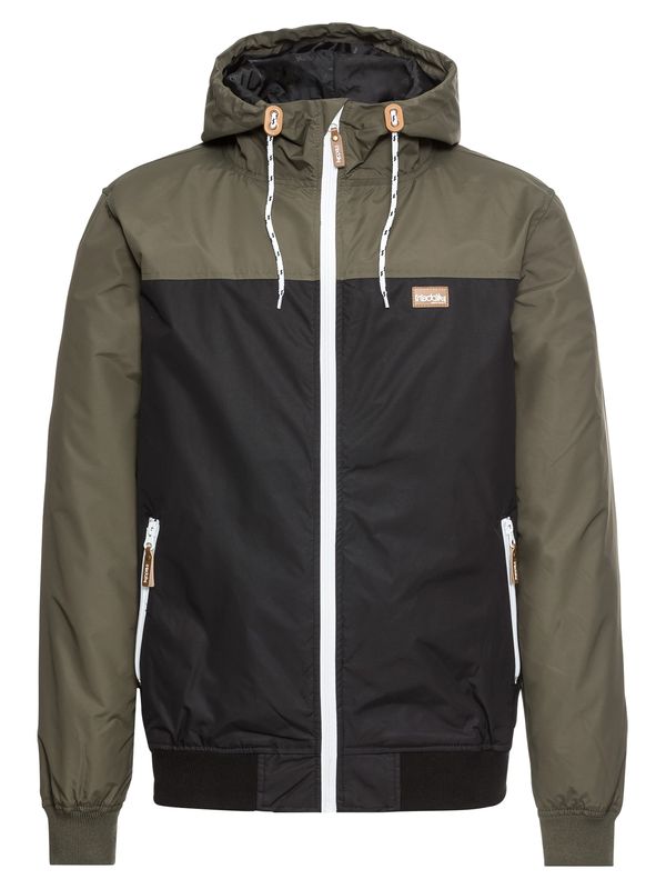 Iriedaily Iriedaily Преходно яке 'Auf Deck'  кафяво / маслина / черно / бяло