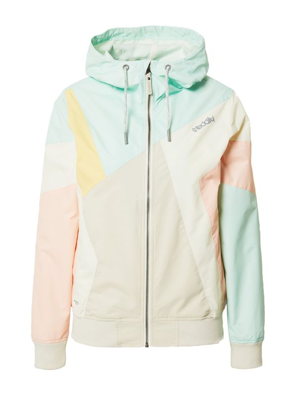 Iriedaily Iriedaily Преходно яке 'Puzzled'  светложълто / сиво / мента / светлооранжево
