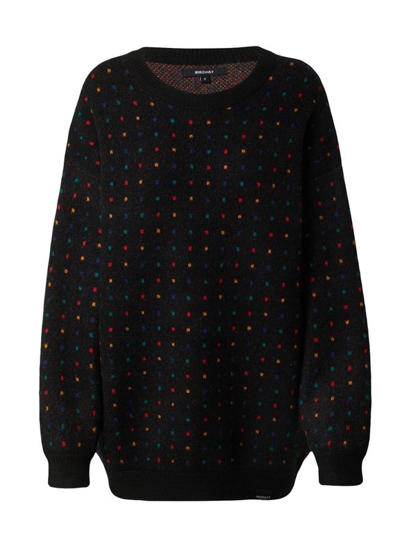 Iriedaily Iriedaily Пуловер 'Fady'  зелено / оранжево / червено / черно