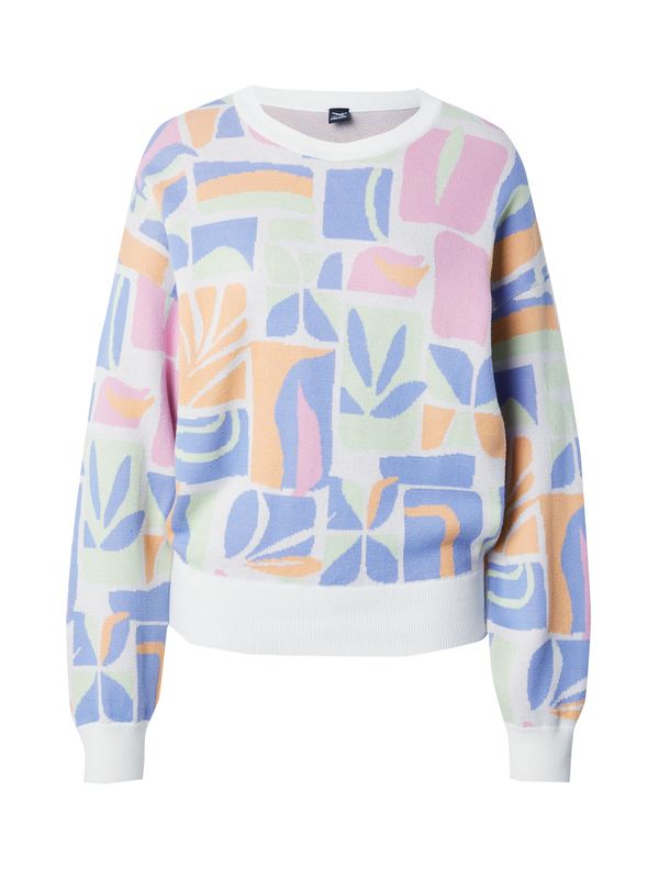 Iriedaily Iriedaily Пуловер 'Tilda'  светлолилаво / светлооранжево / бледорозово / бяло