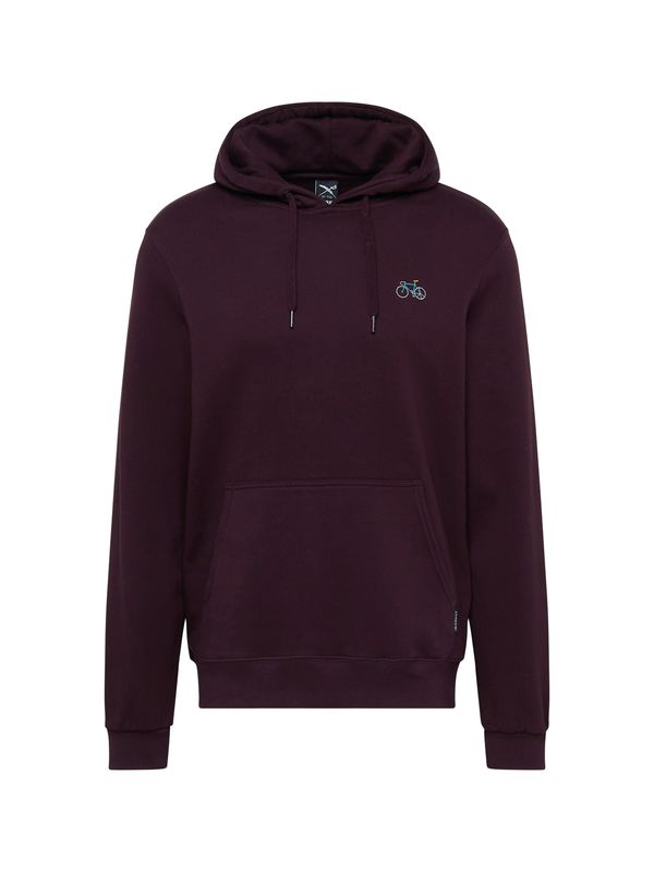 Iriedaily Iriedaily Суичър 'Peaceride'  циан / жълто / къпина / бяло