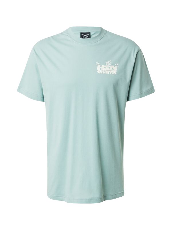 Iriedaily Iriedaily Тениска 'Hazy Charms'  светлосиньо / лавандула / черно / бяло