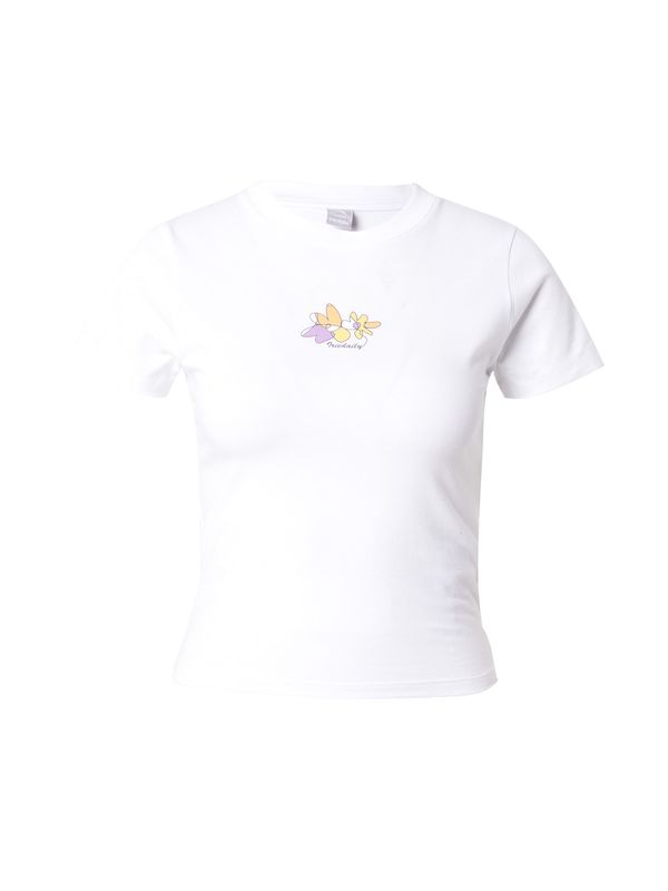 Iriedaily Iriedaily Тениска  пастелно жълто / лилав / пастелно оранжево / бяло