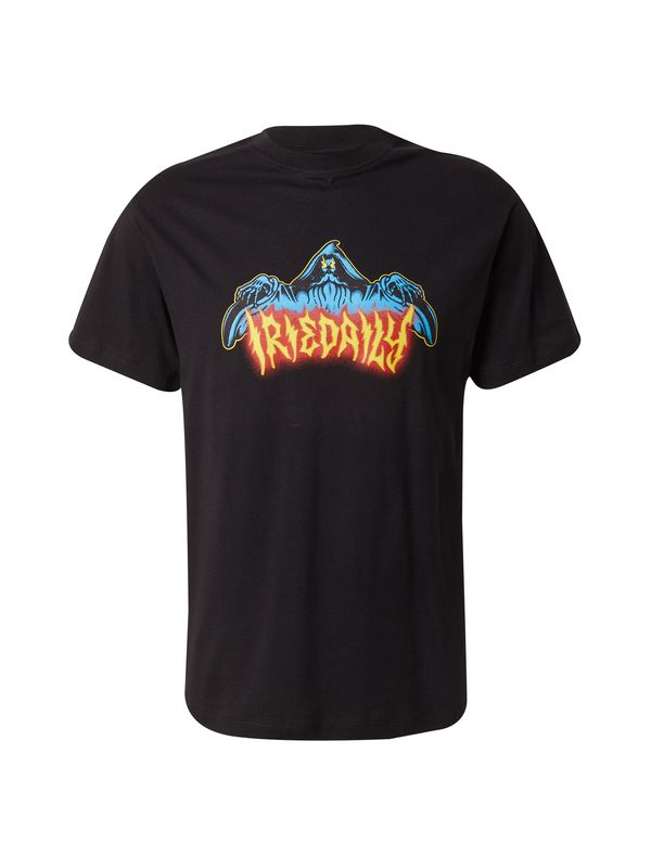 Iriedaily Iriedaily Тениска 'Psychic Tour'  светлосиньо / жълто / червено / черно